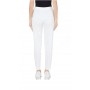 Pantalone jogging Liu Jo in jersey bianco avorio ES23LJ15 TA3152