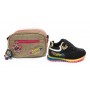 Scarpe bambino Liu-Jo sneaker Me Contro Te Wonder 20 + shoulder bag glitter ZS22LJ02 4F1007