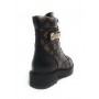 Scarpe donna Guess anfibio Odyssa brown multilogo/ black D22GU34 FL8ODYFAL10