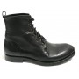 SCARPE CAVALLINI POLACCHINO UOMO STIVALETTO PELLE NERO HAND MADE U19CA04