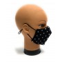 Mascherina facciale lavabile  Elite Pois  protettiva individuale antigoccia ELI67