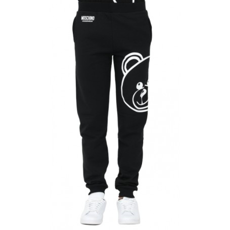 Pantalone felpa Moschino nero uomo E23MO03 A4313 8121
