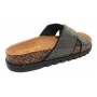 Scarpe donna Gold&gold sandalo ecopelle nero con strass DS21GG53