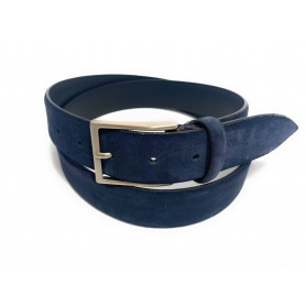 Cinta  Elite by Zerbini in pelle scamosciata blu notte  H 35  A20EL13