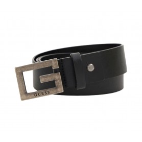 Cinta uomo Guess adjustable belt in pelle nero C23GU25 BM7632LEA35