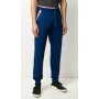 Pantalone Moschino  in felpa logo colore blu uomo E20MO58