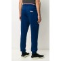 Pantalone Moschino  in felpa logo colore blu uomo E20MO58