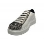 Scarpe uomo Harris Sport sneakers in pelle pregiata roccia/ bianco/ nero U17HA186