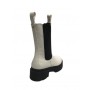 Scarpe donna Guess Stivale Chelsea boot Lori ecopelle stampa cocco white D22GU36 FL7LORPEL10