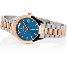 OROLOGIO HOOPS LUXURY IN ACCIAIO 2620LSRG04 SILVER ROSE GOLD BLUE