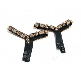Braccialetti per stivali texani L.A. Water con strass trasparenti D21LA07