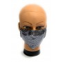 Mascherina facciale lavabile  Elite Paillettes Silver  protettiva individuale antigoccia ELI59
