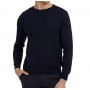 Pullover uomo Guess girocollo randall silk-blend sweater blu ES23GU22 M3RR00Z33R1