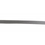 CINTURA DA UOMO ZERBINI COTONE ELAST. E PELLE GRIGIO E FIBBIA SILVER A15ZE03