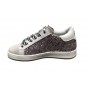 Scarpe 2B12 sneaker Mini Suprime-25 pelle lilla / bianco/ glitter ZS23QB03