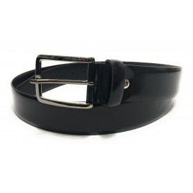 Cinta in pelle abrasivata nera  H 35  A20EL04