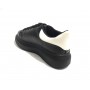 Scarpe donna sneaker con zeppa Gold&gold ecopelle nero/ bianco D20GG47