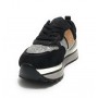 Scarpe donna sneaker Gold&gold ecopelle / glitter nero D23GG32 GB521