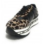 Scarpe donna sneaker Gold&gold ecopelle animalier  D22GG15 GB151