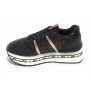 Scarpe donna sneaker Gold&gold ecopelle glitter blu D22GG17 GB151
