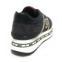 Scarpe donna sneaker Gold&gold ecopelle glitter blu D22GG17 GB151