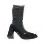 Scarpe donna stivale alto Gold&gold in ecopelle nero vernice D23GG35 GF115