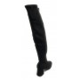 Scarpe donna stivale Gold&gold tc 55 in ecopelle scamosciato stretch colore nero - D20GG40