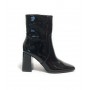 Scarpe donna tronchetto Gold&gold in ecopelle nero vernice D23GG26 GF110