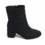 Scarpe donna tronchetto Gold&gold in ecopelle scamosciato nero D22GG25 GP169