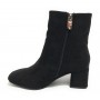 Scarpe donna tronchetto Gold&gold in ecopelle scamosciato nero D22GG25 GP169