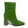 Scarpe donna tronchetto Gold&gold in ecopelle verde vernice D23GG28 GF110