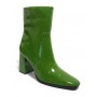Scarpe donna tronchetto Gold&gold in ecopelle verde vernice D23GG28 GF110