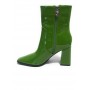 Scarpe donna tronchetto Gold&gold in ecopelle verde vernice D23GG28 GF110