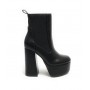 Scarpe donna tronchetto Gold&gold tc 120 in ecopelle nero D23GG19 GD696