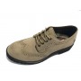 SCARPE DONNA US POLO FRANCESINA IN CAMOSCIO TAUPE  DOPPIO  CARRARMATO  D16UP04