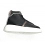 Scarpe donna US Polo sneaker alto Cardi006 in pelle black/ silver D23UP10