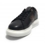 Scarpe donna US Polo sneaker Cardi009 in pelle black/ brown D23UP01