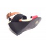 SCARPE DONNA ZEPPA A SANDALO PIERRE HARDY IN PELLE E CORDA ROSSA NERA E NERA
