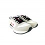 Scarpe Sun68 sneaker Boy's Tom world tour suede/ nylon bianco ZS23SU24 Z33305T