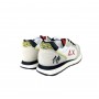 Scarpe Sun68 sneaker Boy's Tom world tour suede/ nylon bianco ZS23SU24 Z33305T