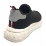Scarpe Tommy Hilfiger sneaker in tessuto elasticizzato nero ZS22TH01 T3B4-32246