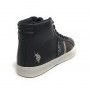 Scarpe U.S. Polo sneaker alto Marcs in ecopelle blue uomo U22UP01