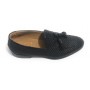 SCARPE UOMO BEN.TER MOCASSINO IN PELLE INTRECCIATA A MANO COL. NERO US19BT02