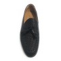 SCARPE UOMO BEN.TER MOCASSINO IN PELLE INTRECCIATA A MANO COL. NERO US19BT02
