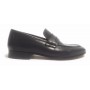 SCARPE UOMO BEN.TER MOCASSINO NERO BANDINA  FONDO CUOIO FATTE MANO US17BT12