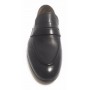 SCARPE UOMO BEN.TER MOCASSINO NERO BANDINA  FONDO CUOIO FATTE MANO US17BT12