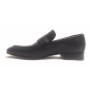 SCARPE UOMO BEN.TER MOCASSINO NERO BANDINA  FONDO CUOIO FATTE MANO US17BT12