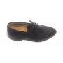 SCARPE UOMO BEN.TER MOCASSINO NERO BANDINA  FONDO CUOIO FATTE MANO US17BT12