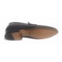 SCARPE UOMO BEN.TER MOCASSINO NERO BANDINA  FONDO CUOIO FATTE MANO US17BT12