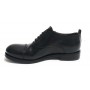 SCARPE UOMO CAVALLINI FRANCESINA SCAMICIATA PELLE LAVATA COLORE NERO HAND MADE U18CA04